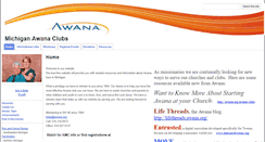 Desktop Screenshot of michigan.awana.org